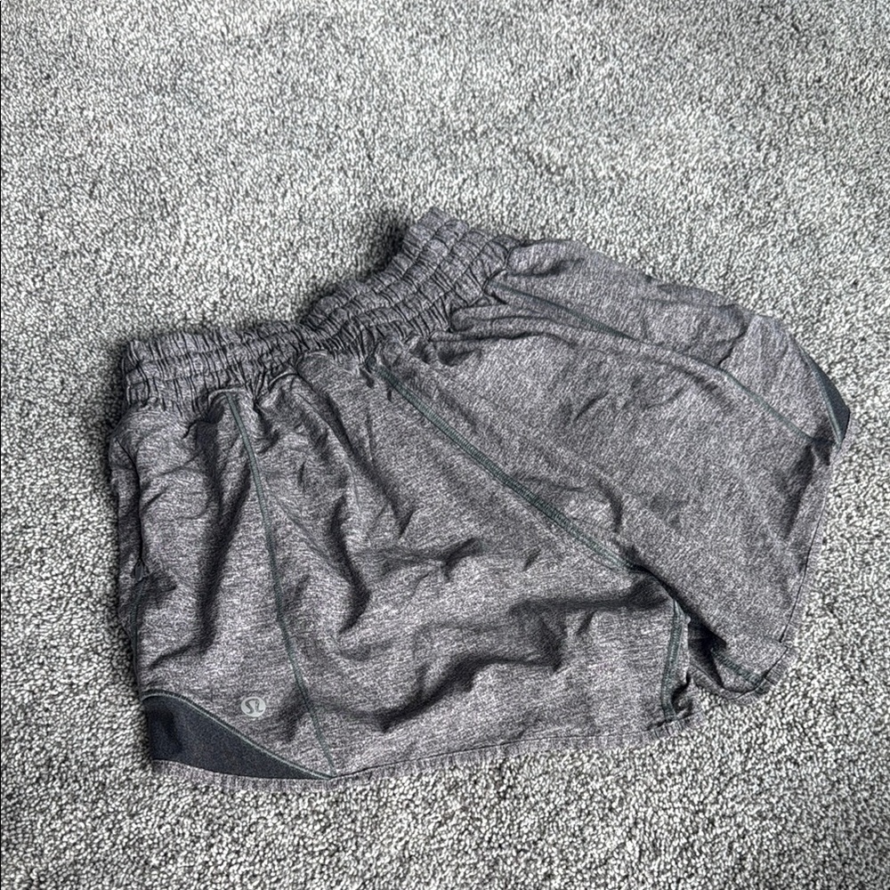 Lululemon Athletica Gray Athletic Shorts Lightweight Elastic Waist